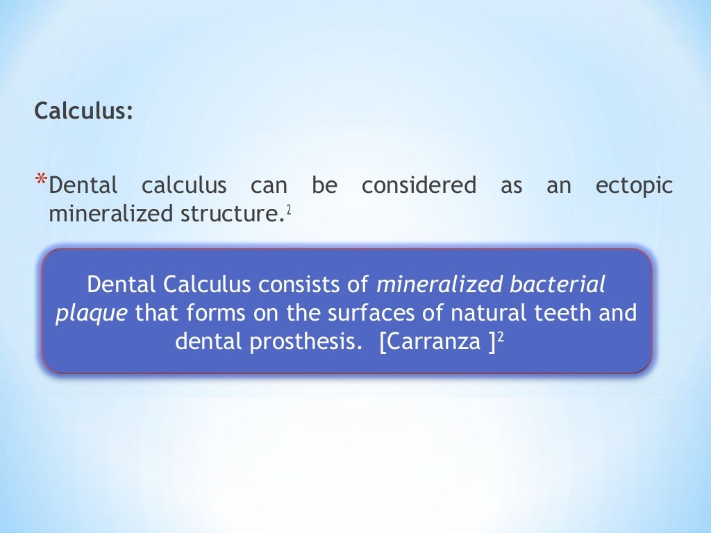 Dental Calculus