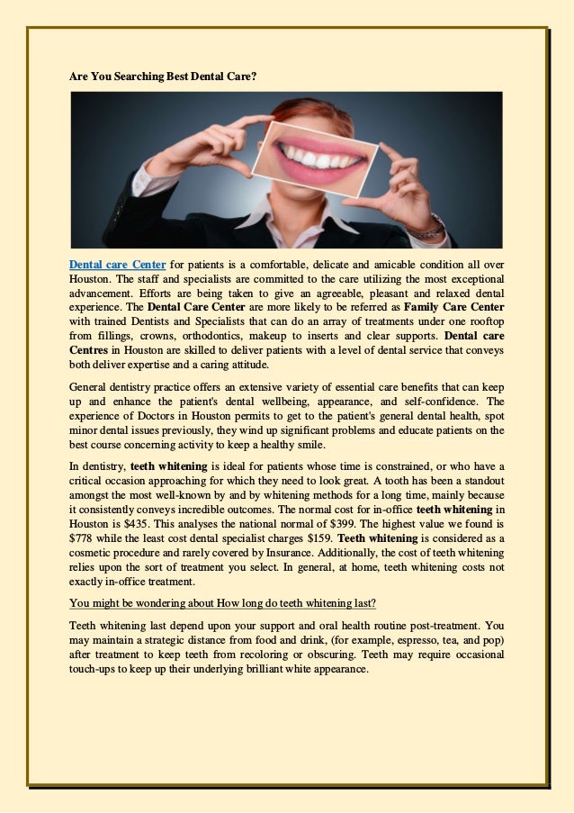 Dental Care