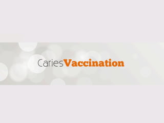 CariesVaccination
 