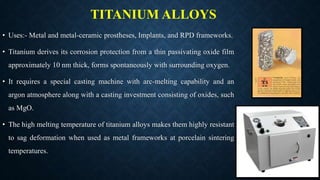 Upper Temp Rpd DENTAL CASTING ALLOYS ppt.pptx