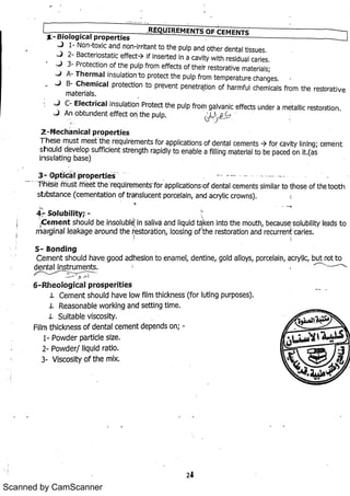 Dental material cements | PDF