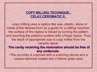 Dental ceramic & cad cam | PPT