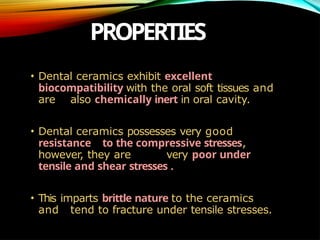 Comprehensive Overview of Dental Ceramics: Structure, Properties, and ...