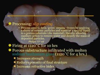 Dental ceramics - tooth alike material- classification and advancements ...