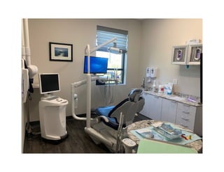 Dental chair and intraoral dental scanner at South Shore Dentistry