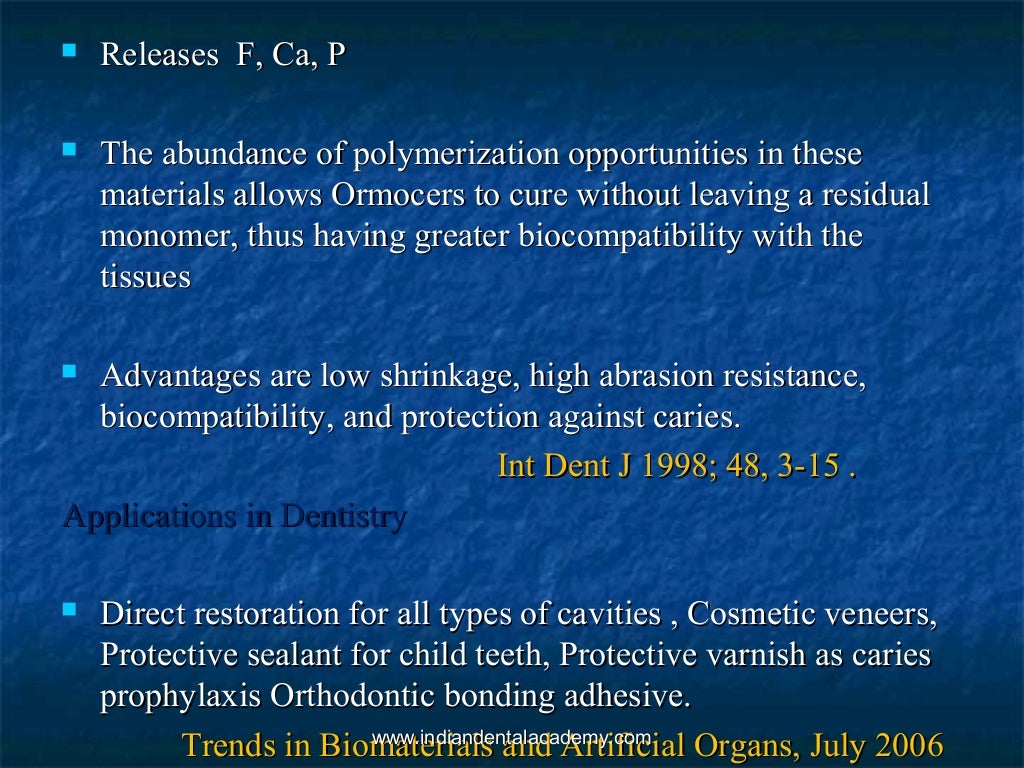 Dental composite / endodontics courses