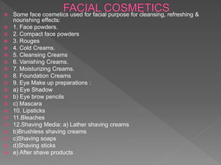 Dental cosmetic preparations PPT