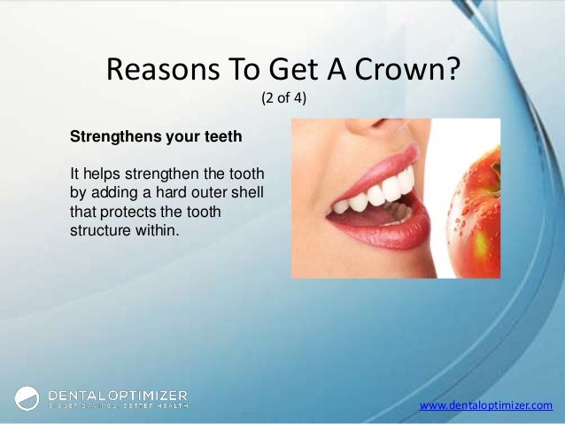 What happens when you get a crown for your tooth?