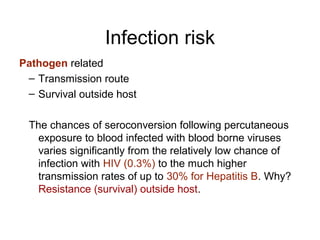 Pathogen Related Risk Dental healthcare associated infections an overview of pathogens, risks ...