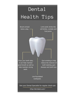 Dental health tips