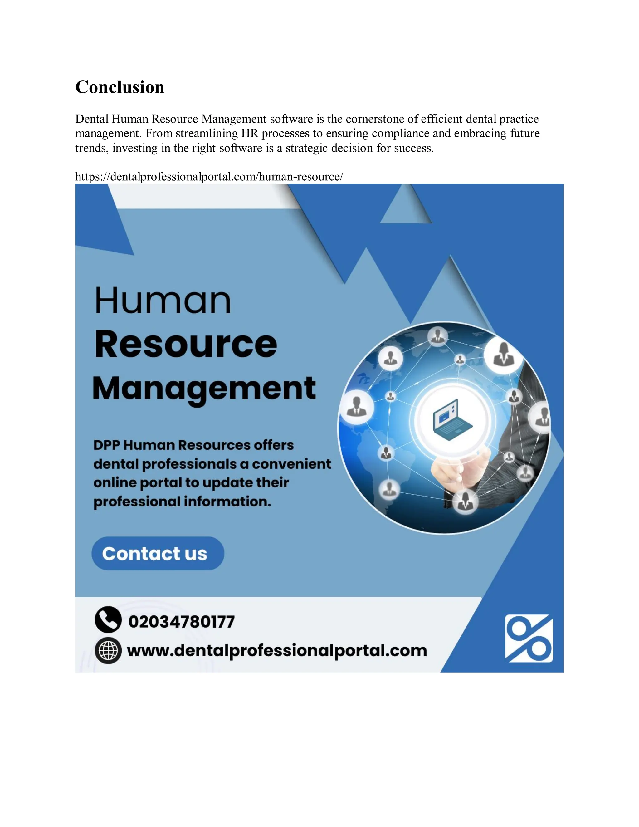 Dental Human Resource Management Software | PDF