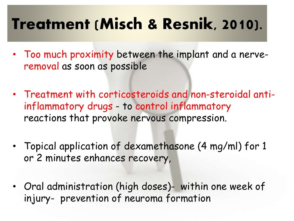 Dental implant complications