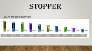 STOPPER
HELPS OVER PERFORATION
 
