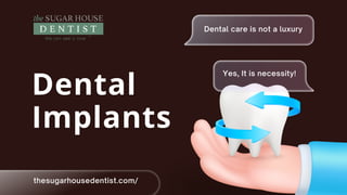 Dental care is not a luxury
Yes, It is necessity!
 