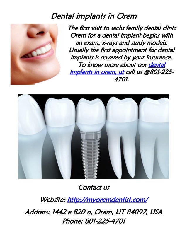 Dental Implants in Orem, UT Sachs Family Dental Clinic