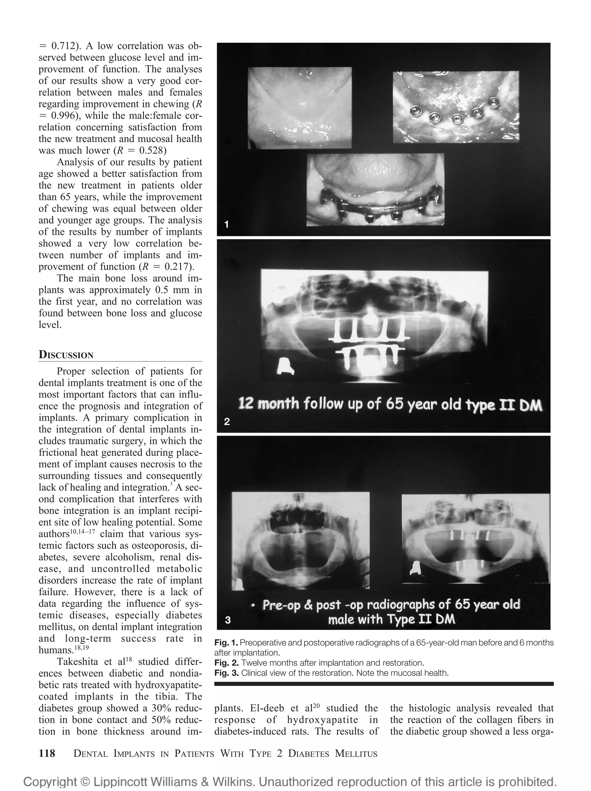 implants containing both glucose oxidase and catalase,... Dental implants in patients with type 2 diabetes | PDF