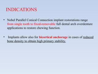 Parallel Indication DENTAL IMPLANT SYSTEMS.pptx dental implants | PPTX
