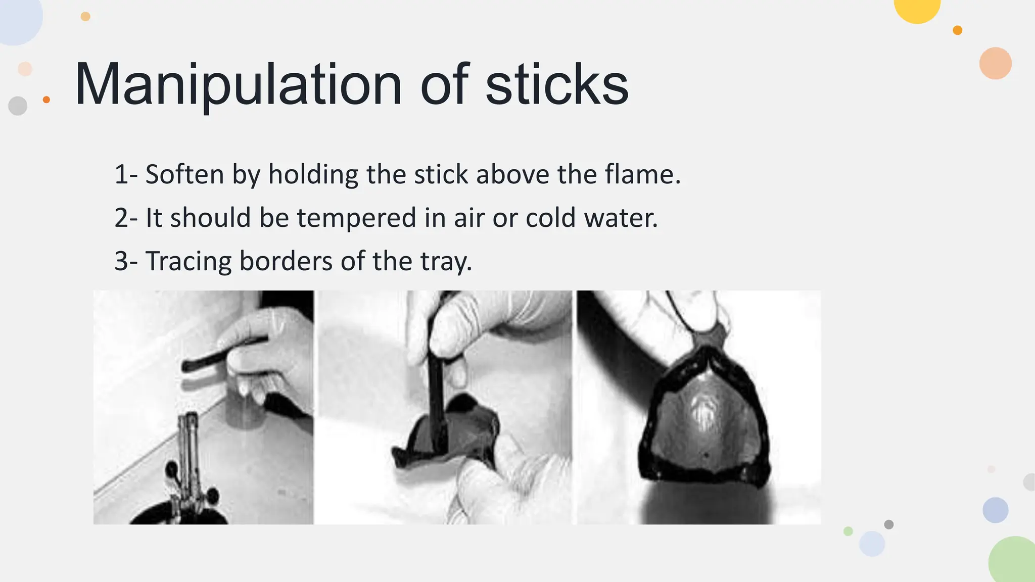 Dental Impression Compound; Types, uses & Manipulation PPT