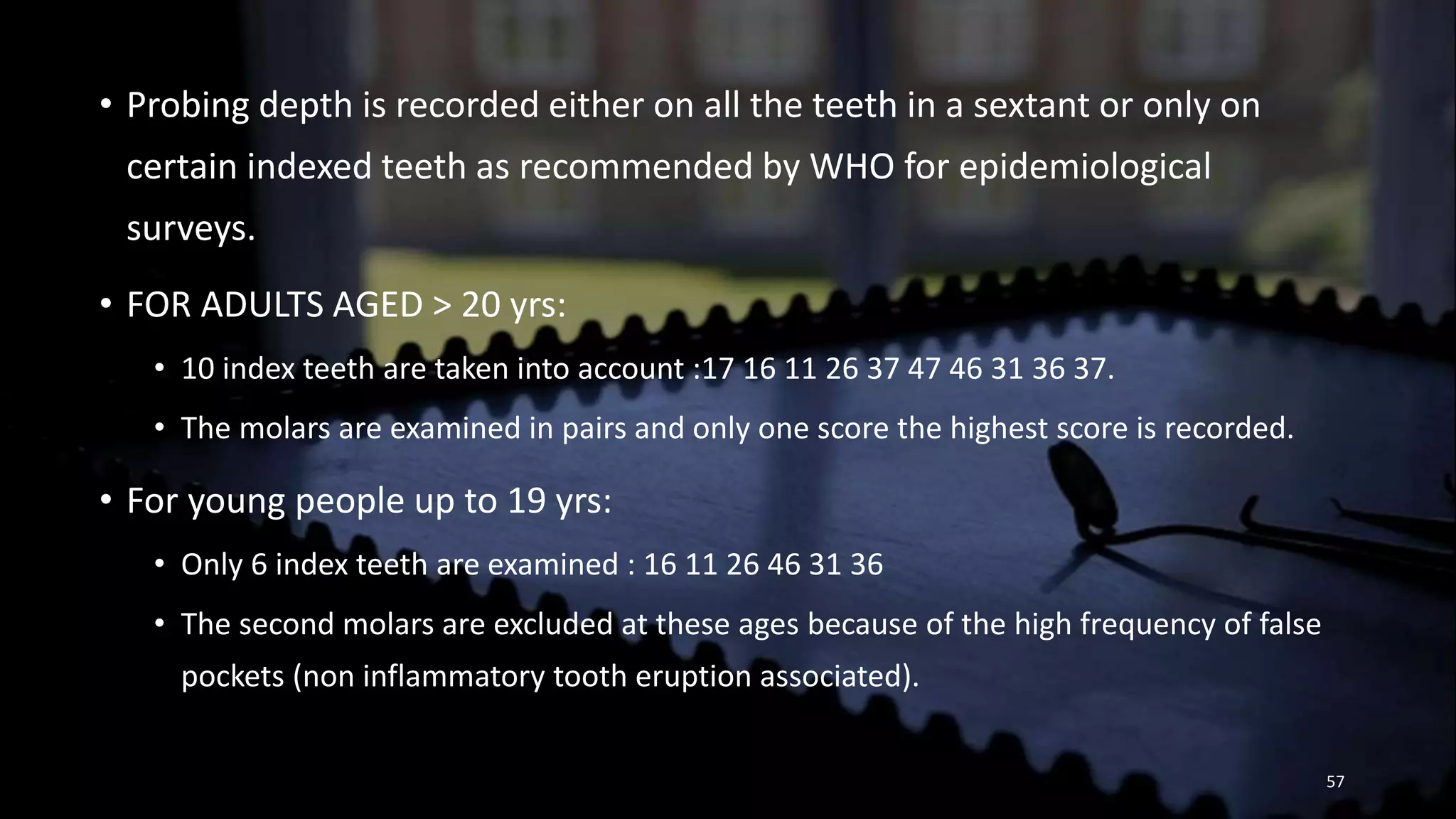 Dental indices | PPTX