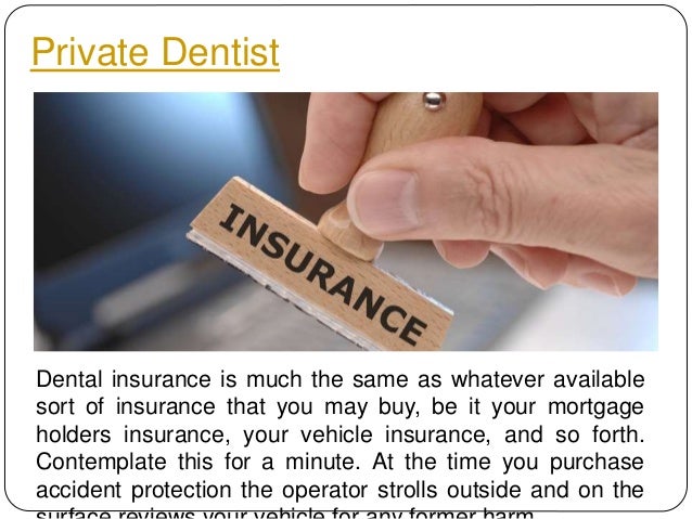 Dental insurance