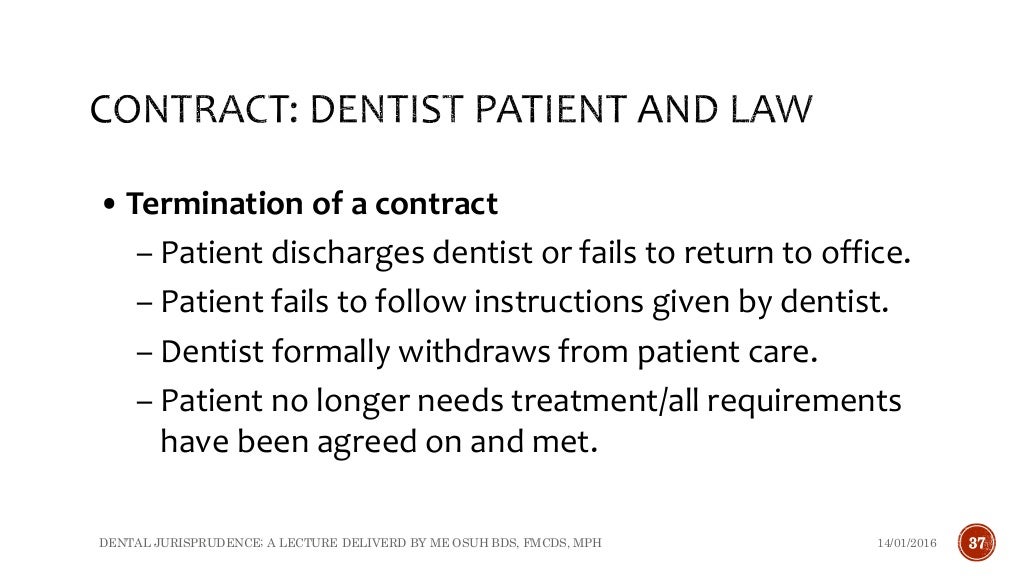 Dental Jurisprudence