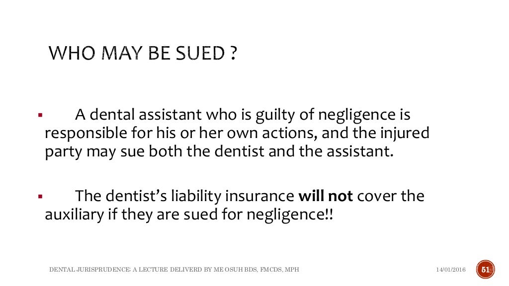 Dental Jurisprudence