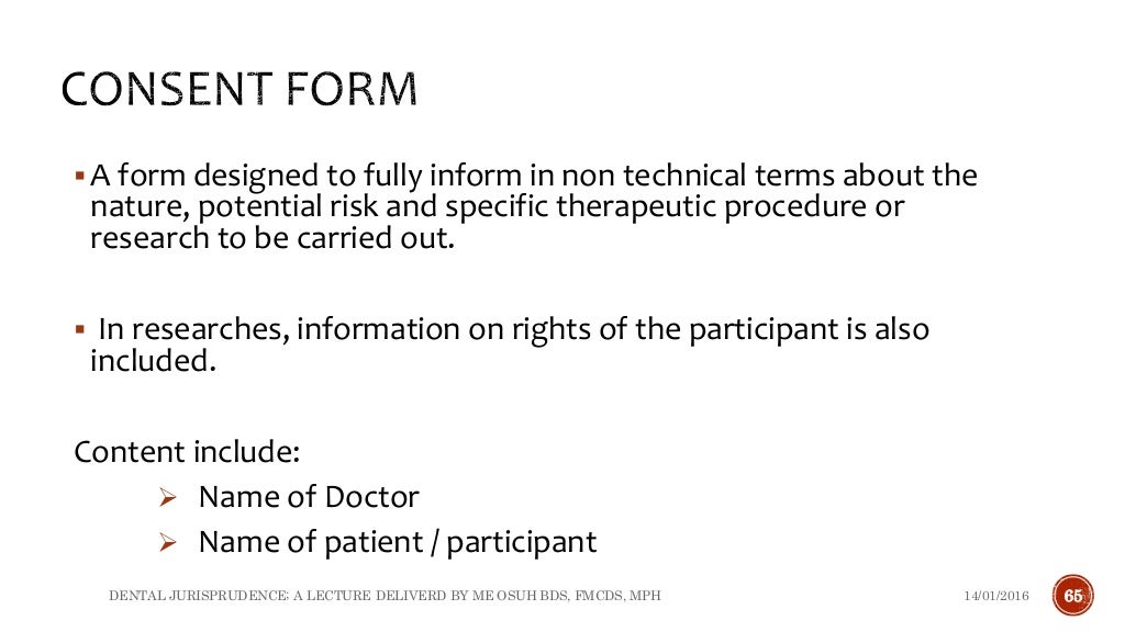Dental Jurisprudence