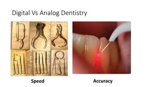 Digital Vs Analog Dentistry
Speed Accuracy
 
