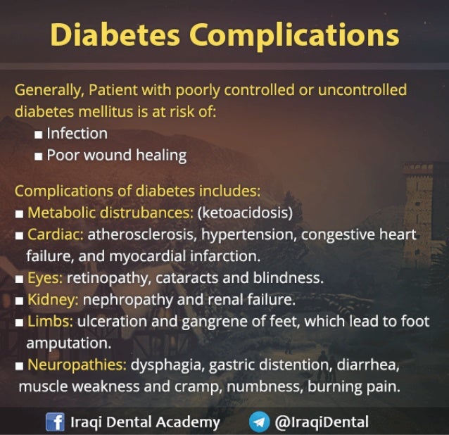 Dental Management of Patient with Diabetes Mellitus Presentation