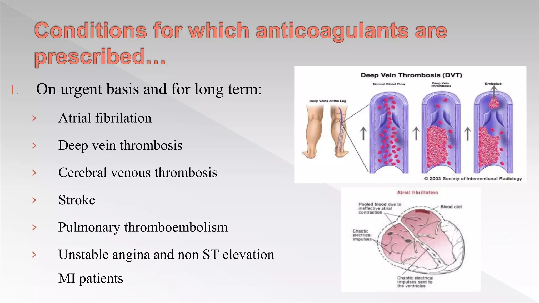 Dental management of Patients taking oral anti-coagulants and Aspirin ...