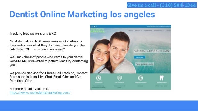 dentist web marketing