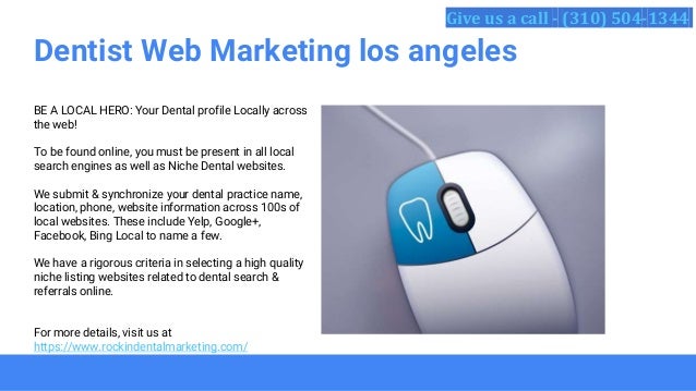 dentist web marketing