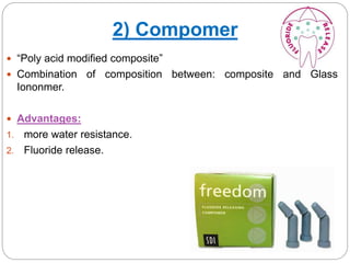 Dental restorative material in pediatric dentistry | PPTX