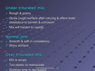 Dental materials / dental implant courses | PPT