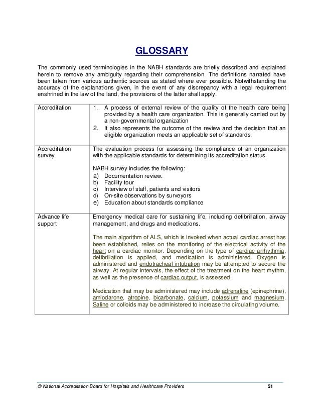 NABH Dental Standards