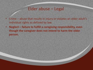 Dental Neglect in Older Adults | PPTX