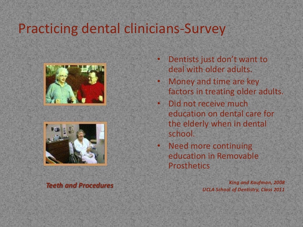 Dental Neglect in Older Adults