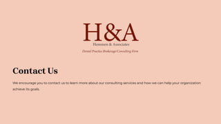 Contact Us
We encourage you to contact us to learn more about our consulting services and how we can help your organization
achieve its goals.
 