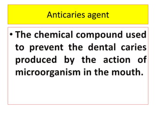 Dental products | PPTX