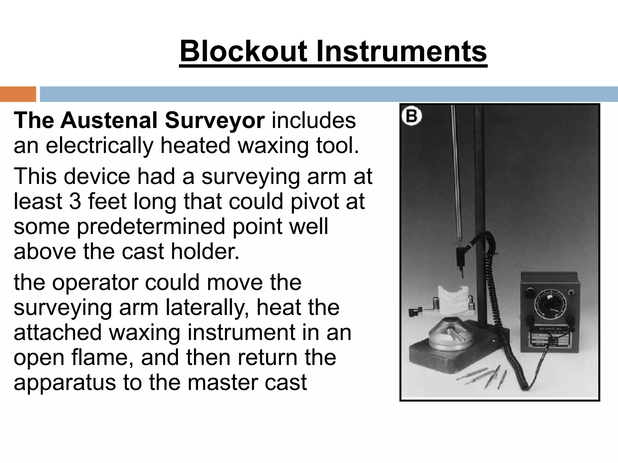 Dental surveyor PPTX