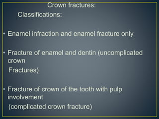 Dental Trauma to Permanent teeth | PPTX
