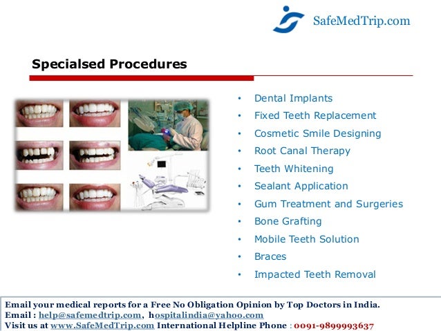 Low Cost Dental Treatment in India