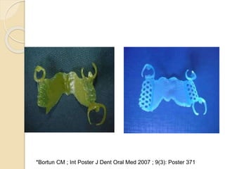 *Bortun CM ; Int Poster J Dent Oral Med 2007 ; 9(3): Poster 371
 