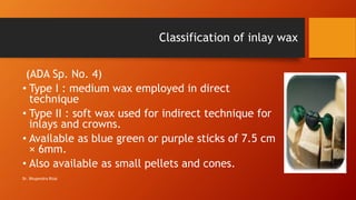 Dental waxes. | PPTX
