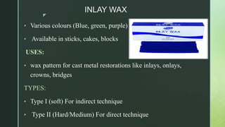 dental waxes.pptx