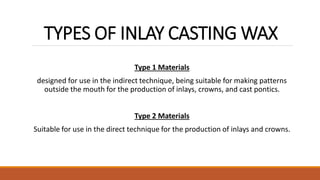 Comprehensive Overview of Dental Waxes: Types, Properties, and ...