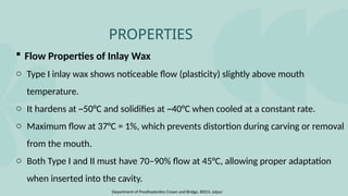 Comprehensive Overview of Dental Waxes in Prosthodontics: Types ...