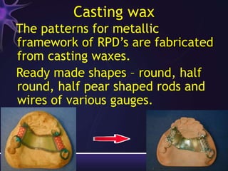 Dental waxs | PPTX
