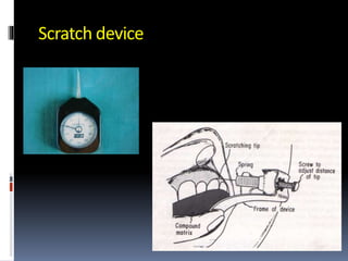 Scratch device
 