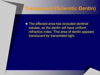 Translucent Dentin Dentinal hypersensitivity.pdf